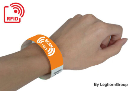 braccialetti in tyvek con chip rfid nfc