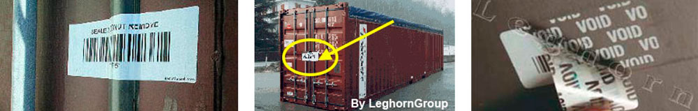 etichette per container