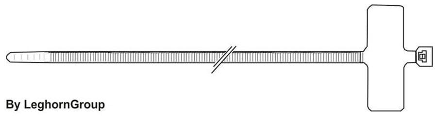 Fascette cablaggio con targhetta di identificazione - LeghornGroup