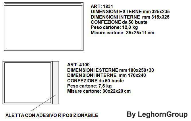 Buste Autoadesive Portadocumenti - FA.DA. - Produzione e tecnologie per  l'imballo