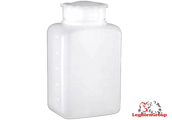 Piccole Plastica Bottiglie, Plastica, bianco, 4,7cm x 4,7cm x 8cm