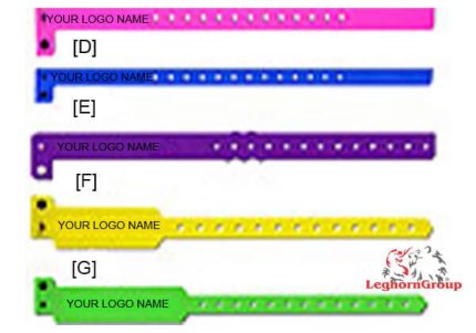 braccialetti identificativi in vinile