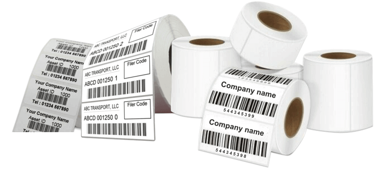 Etichette adesive con codice a barre