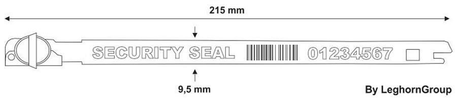 Sigilli a fascetta di metallo BALLOON SEAL White