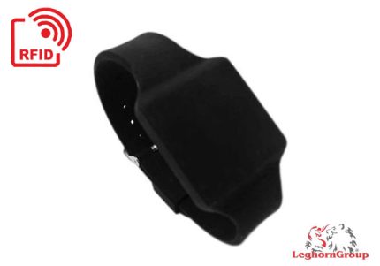 Braccialetto in silicone rfid uhf a lungo raggio