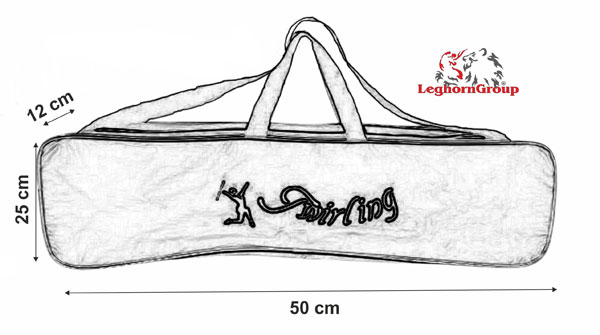 Borsa (PADOVA) in Nylon Resistente con Tracolla e Manici