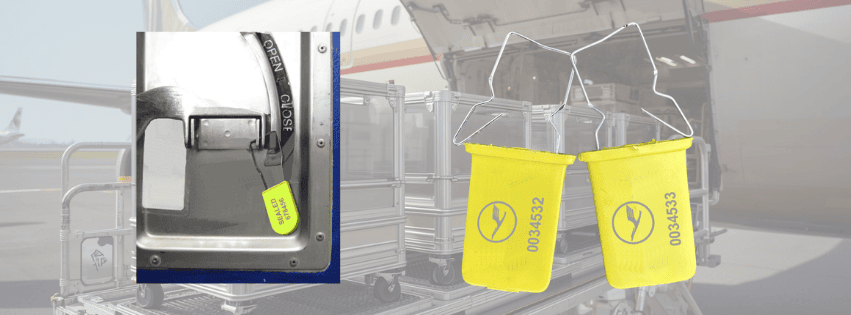 Sigilli di tipo a lucchetto con filo di metallo