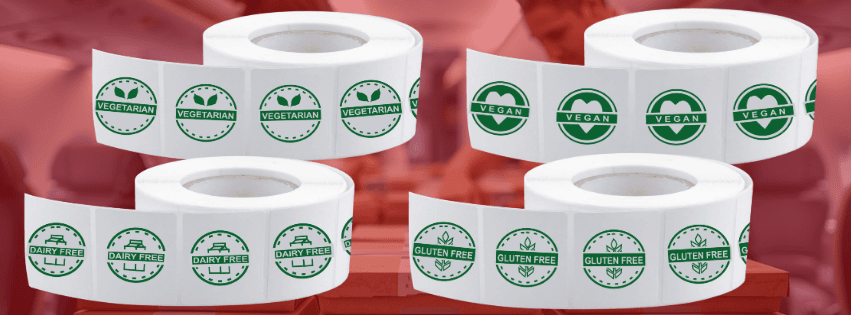 Etichette allergeni alimentari