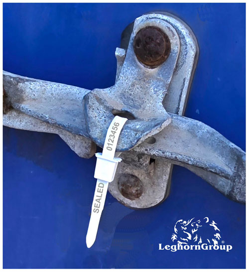 Sigillo in plastica per container vuoti