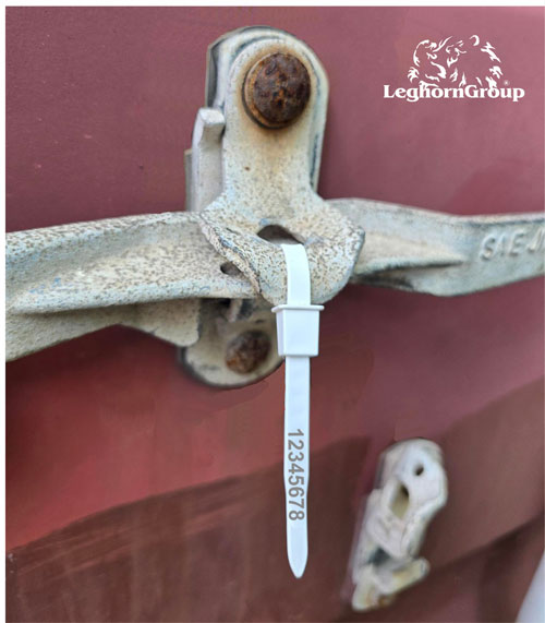 Sigillo in plastica per container vuoti