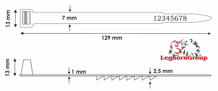 Sigillo in plastica per container vuoti
