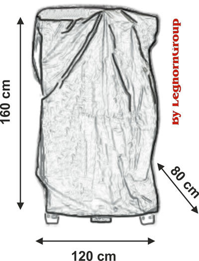 Copri Pallet Impermeabile disegno tecnico
